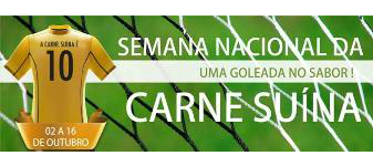 Italiana Pezzaioli veste a camisa “A Carne Suína é 10!” na inauguração de sua primeira fábrica na América Latina