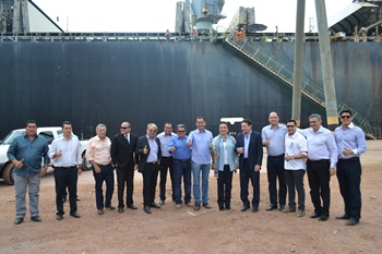 Ministra visita Porto de Santana e destaca potencial do Arco Norte