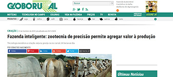 “Fazendas Inteligentes”: Revista Globo Rural destaca tema do Congresso de Zootecnia de Precisão