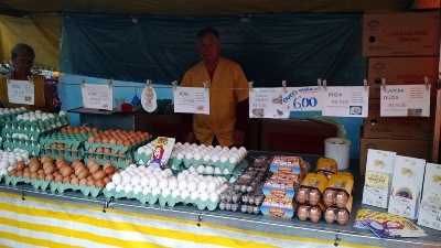 Instituto Ovos Brasil realiza ação de divulgação dos benefícios do ovo em feiras livres