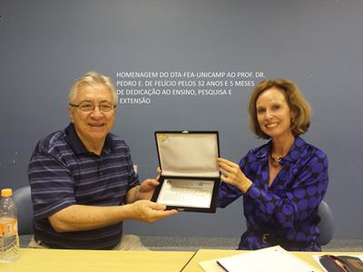 Prof. Pedro de Felício recebe homenagem da Unicamp