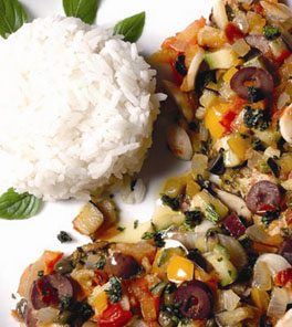 Filé de Frango Marinado com Molho Primavera