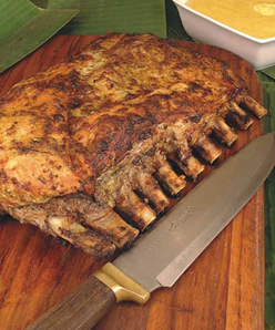 Delícia de Costela com Polenta do Romoaldo