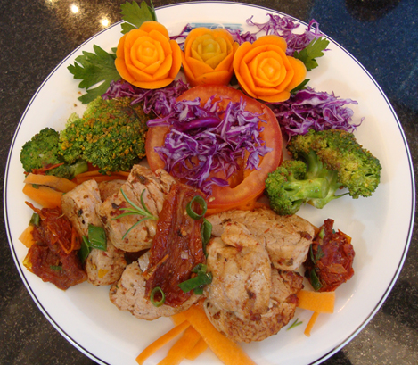 Filé mignon suíno com linhaça – por Cheff Mueller