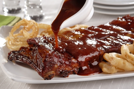 Costelinha suína ao molho Barbecue