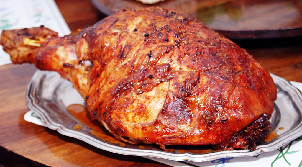 Pernil suíno de Natal