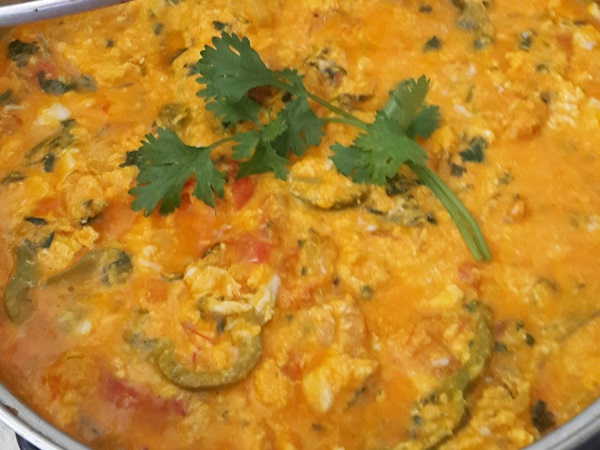 Moqueca de ovos Baiana