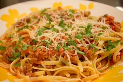 Macarrão a Bolonhesa Legítimo