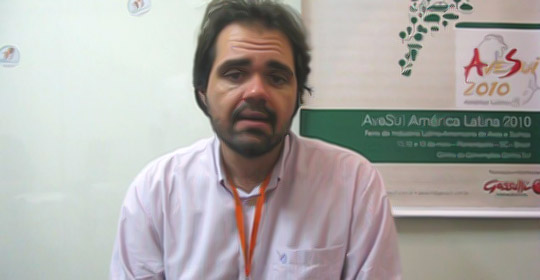 Julio Cesar Pascale Palhares, pesquisador da Embrapa Suínos e Aves