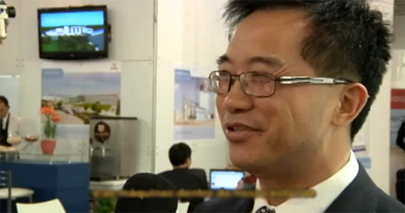 Tim Xu, diretor de vendas para a America do Sul da Muyang Group