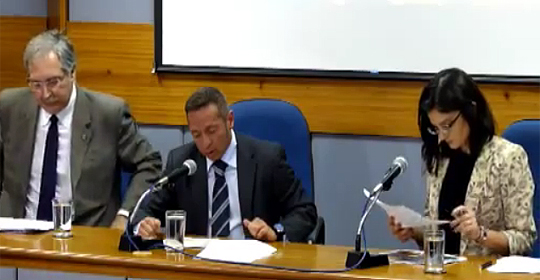 Alessandro Teixeira, secretário-executivo do MDIC e Tatiana Lacerda, secretária de Comércio Exterior