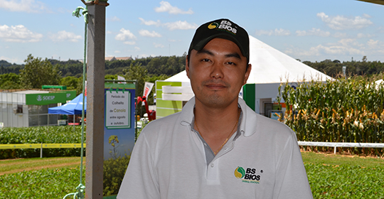 Michel Tamura, engenheiro agrônomo da BS Bios