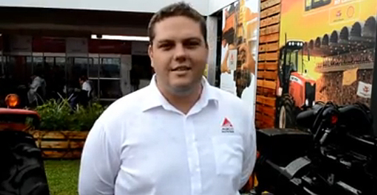 Rodrigo Rosa, do departamento de Vendas e Marketing da Agco Power do Brasil