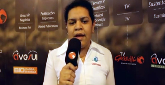 Camila Ortolan, analista do Cepea/Esalq