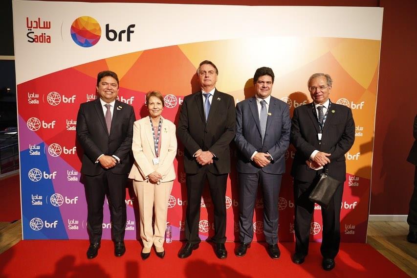 Ministra Tereza Cristina e Presidente Jair Bolsonaro visitam unidade de processamento da BRF Foods em Abu Dhabi