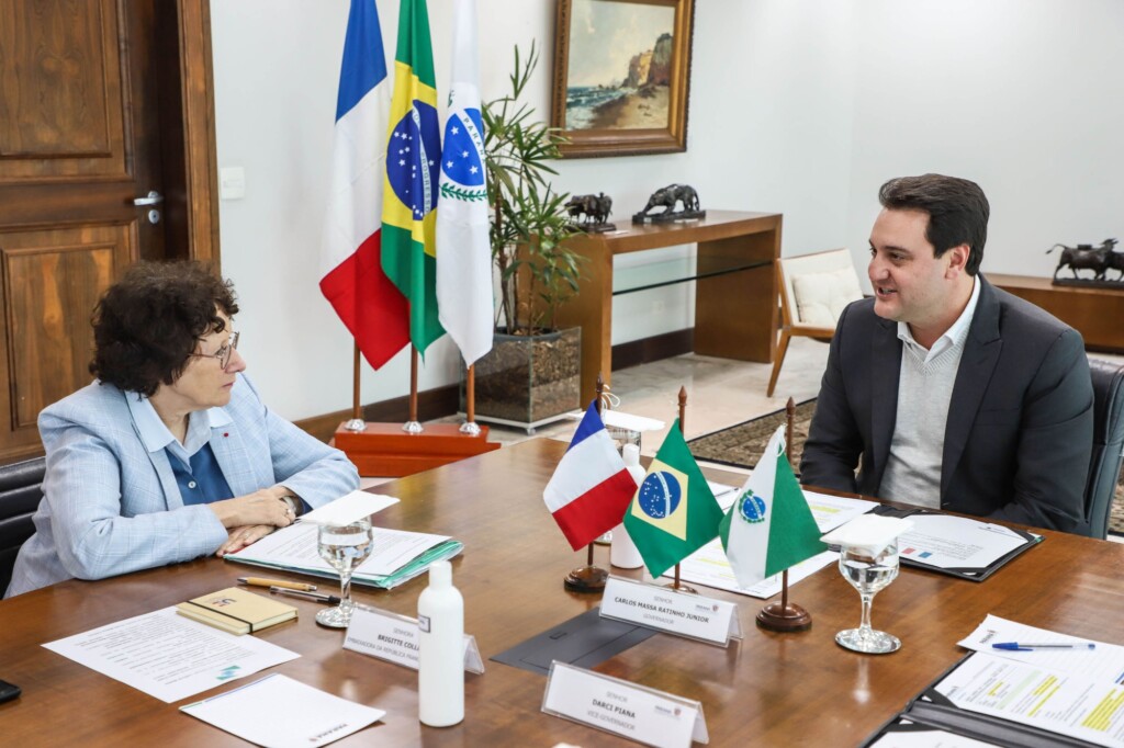 Governador do PR e embaixadora da França discutem cooperação em sustentabilidade e educação