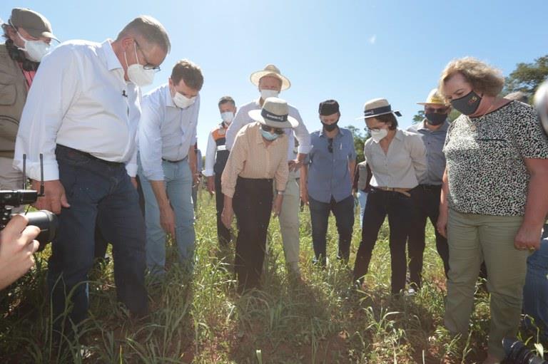 Ministra visita produtores rurais afetados pela estiagem no RS e em SC para definir medidas de socorro