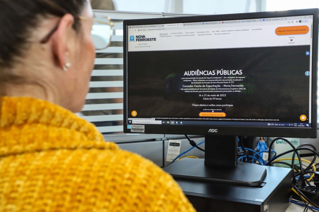 Nova Ferroeste lança site e redes sociais para as audiências públicas
