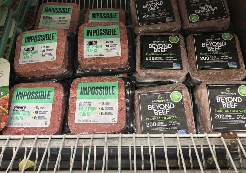 Vendas de carne vegetal caem nos EUA