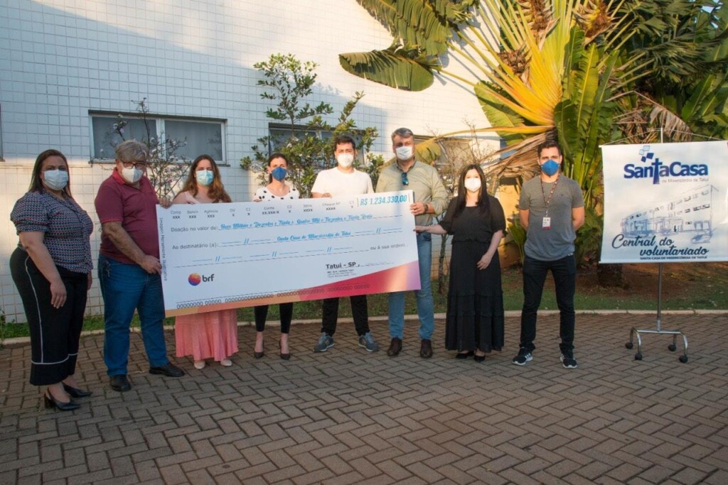 BRF doa R$ 1,2 milhão para Santa Casa de Tatuí