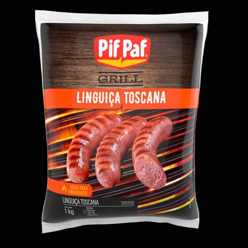 Pif Paf lança Linguiça Toscana Grill