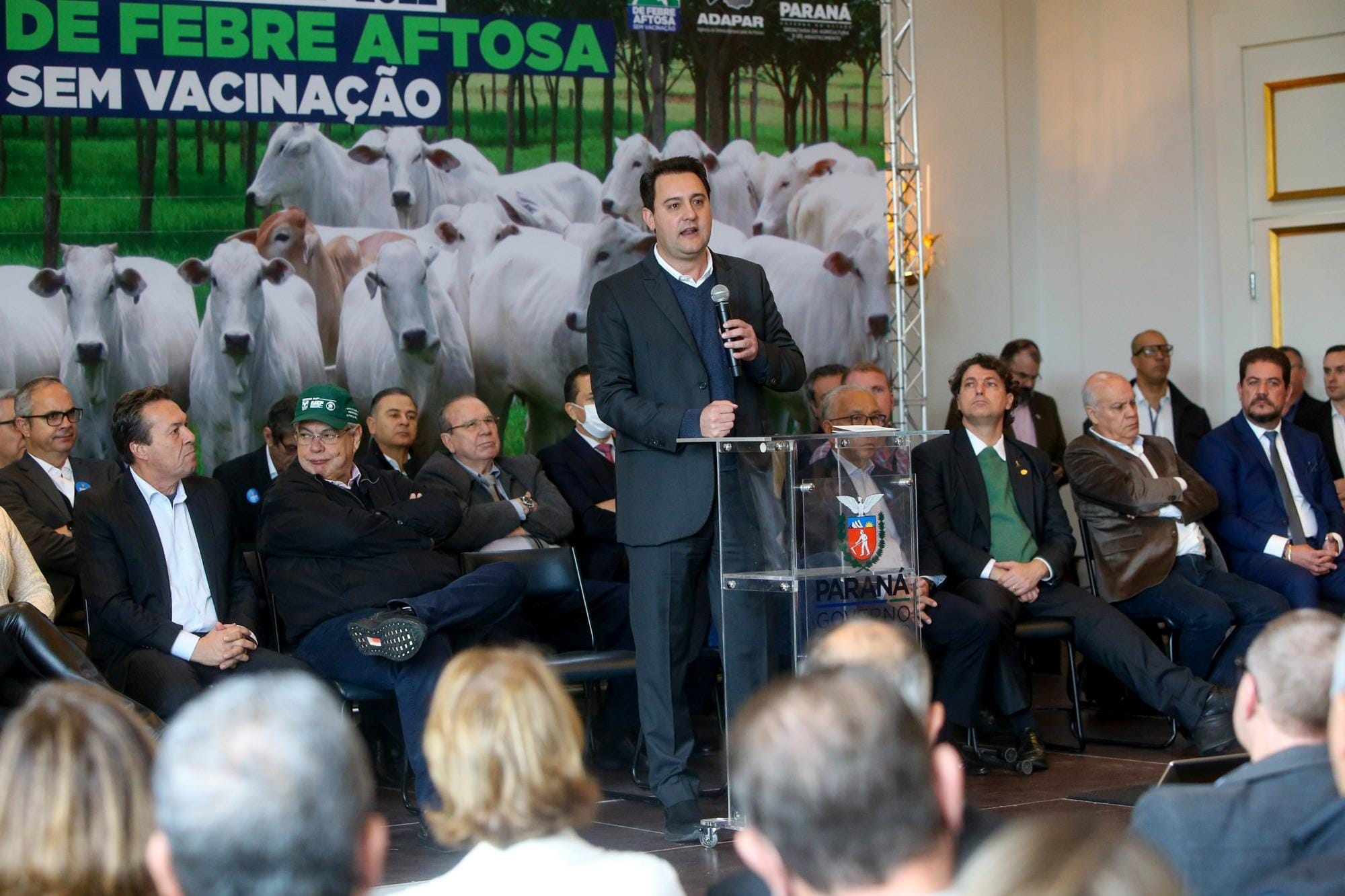 Um ano após conquista sanitária, Paraná reúne mais condições para crescer, diz governador Um ano após conquista sanitária, Paraná reúne mais condições para crescer, diz governador
