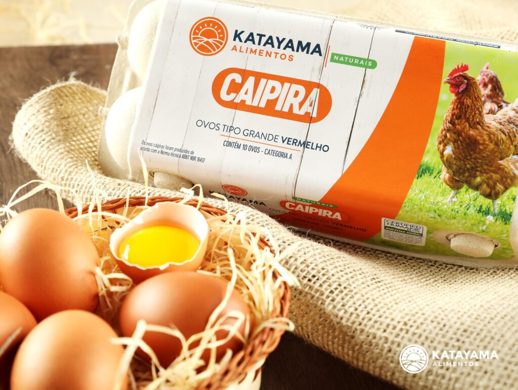 Katayama Alimentos lança linha de ovos caipiras