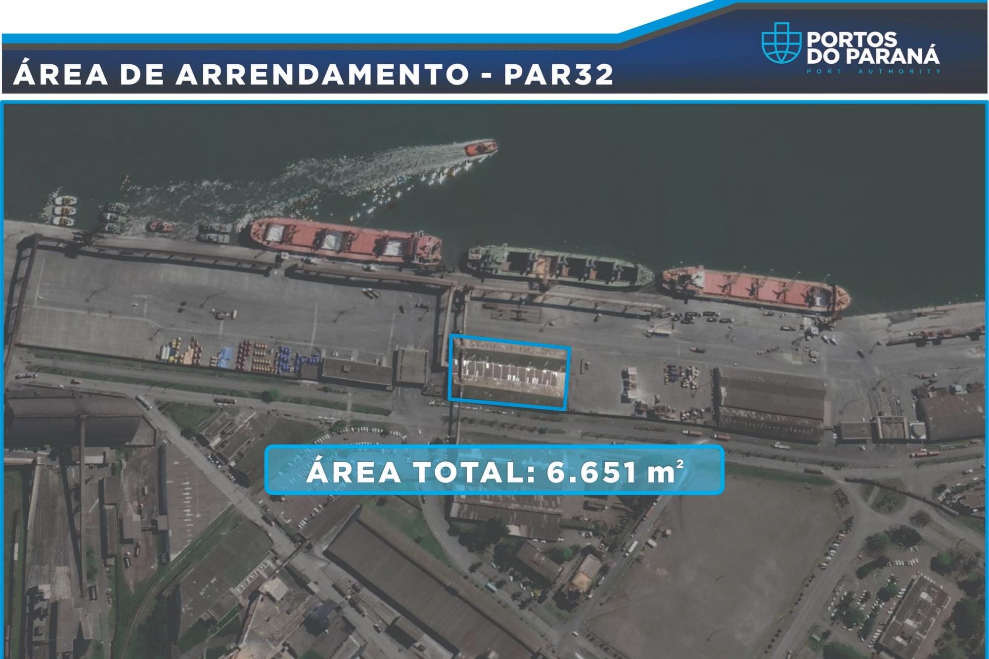Arrendamento de áreas aumenta oportunidades de investimentos no Porto de Paranaguá
