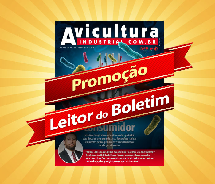 Leitor do Boletim tem desconto especial na Assinatura da Revista Avicultura Industrial