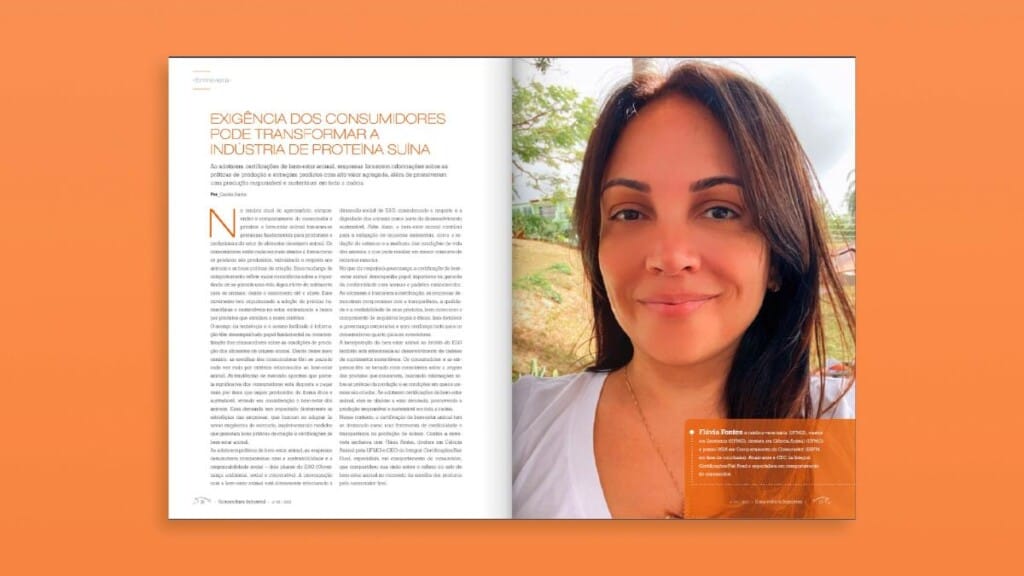 Entrevista com Flávia Fontes | Exigência dos consumidores pode transformar a indústria de proteína suína