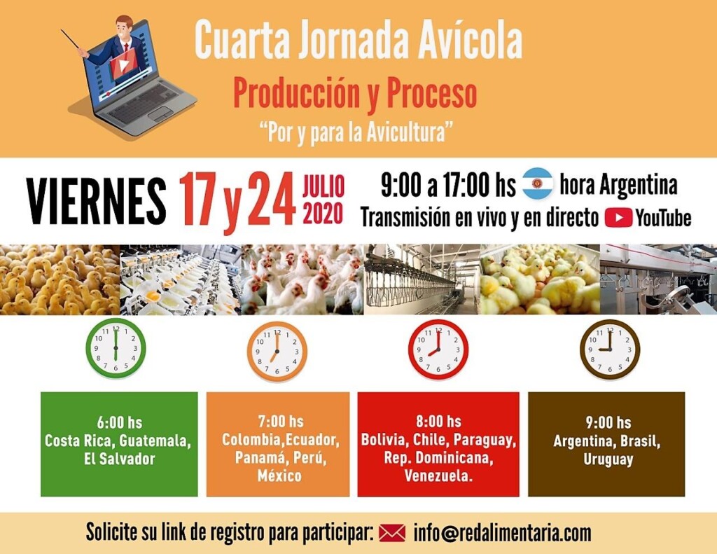 Cuarta jornada Avícola empieza em Viernes, 17