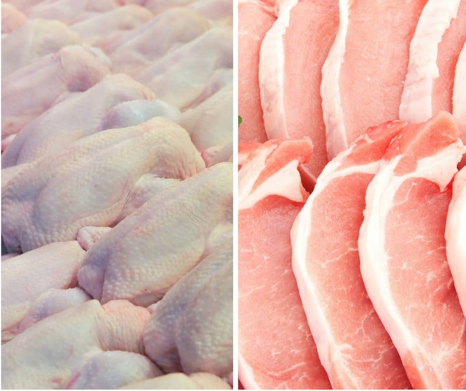 Preços do frango continuarão em alta, enquanto os da carne suína cairão em SP