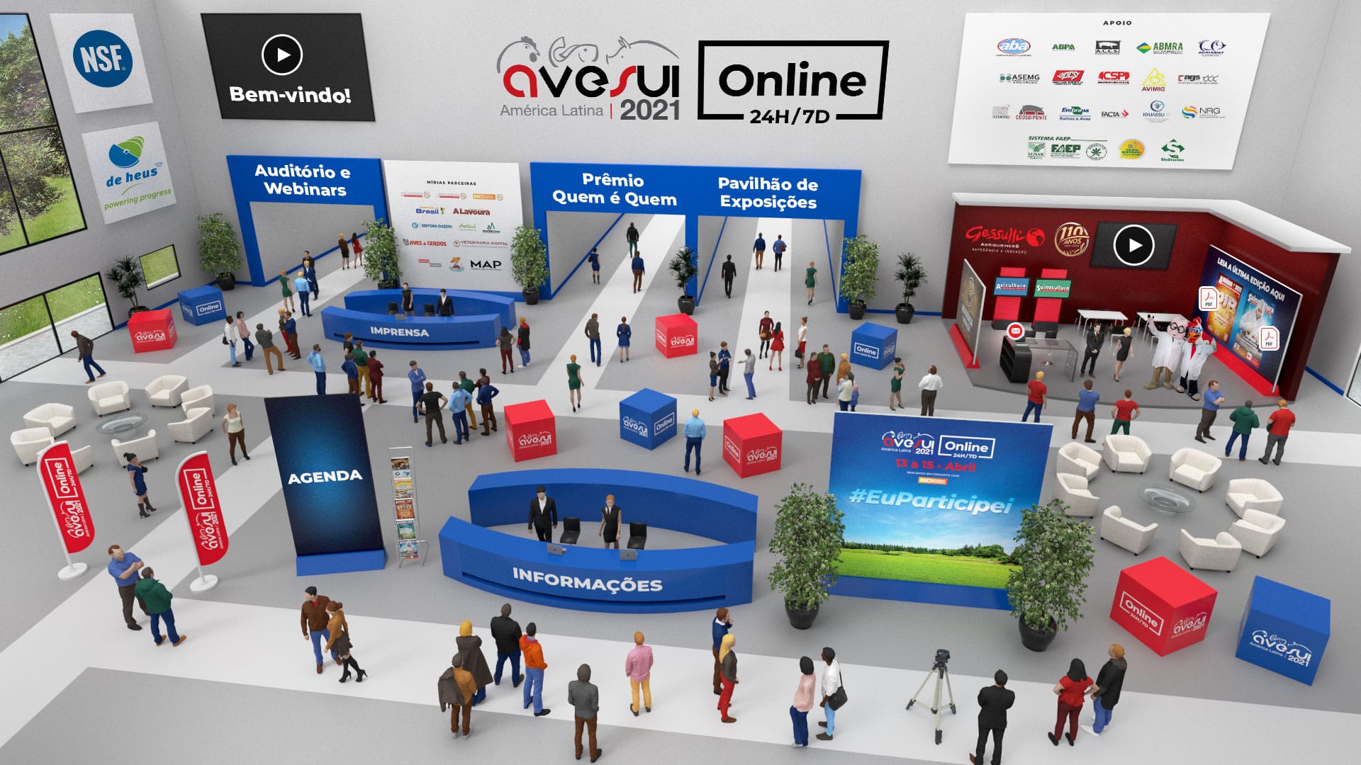 Confira a programação completa da AveSui Online 24h/7d