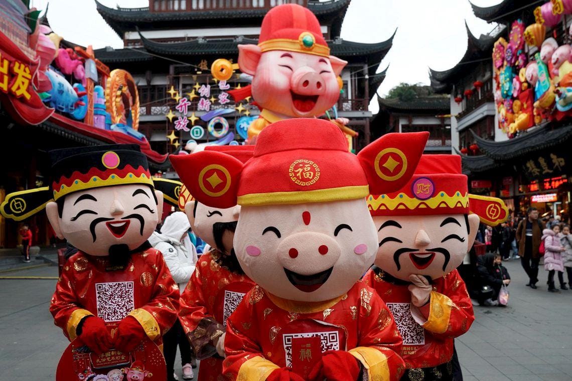 China celebra início do Ano do Porco nesta semana China celebra início do Ano do Porco nesta semana