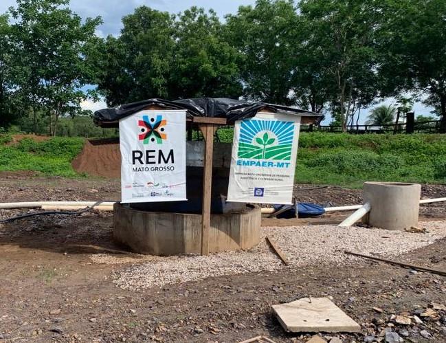 Biodigestor indiano é opção de renda sustentável para suinocultor familiar no MT