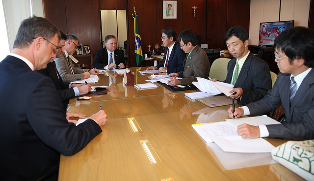 Blairo Maggi e japoneses conversam sobre investimentos