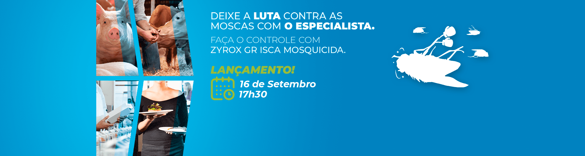 Controle de moscas em sistemas produtivos é foco de evento virtual promovido pela Syngenta Controle de moscas em sistemas produtivos é foco de evento virtual promovido pela Syngenta