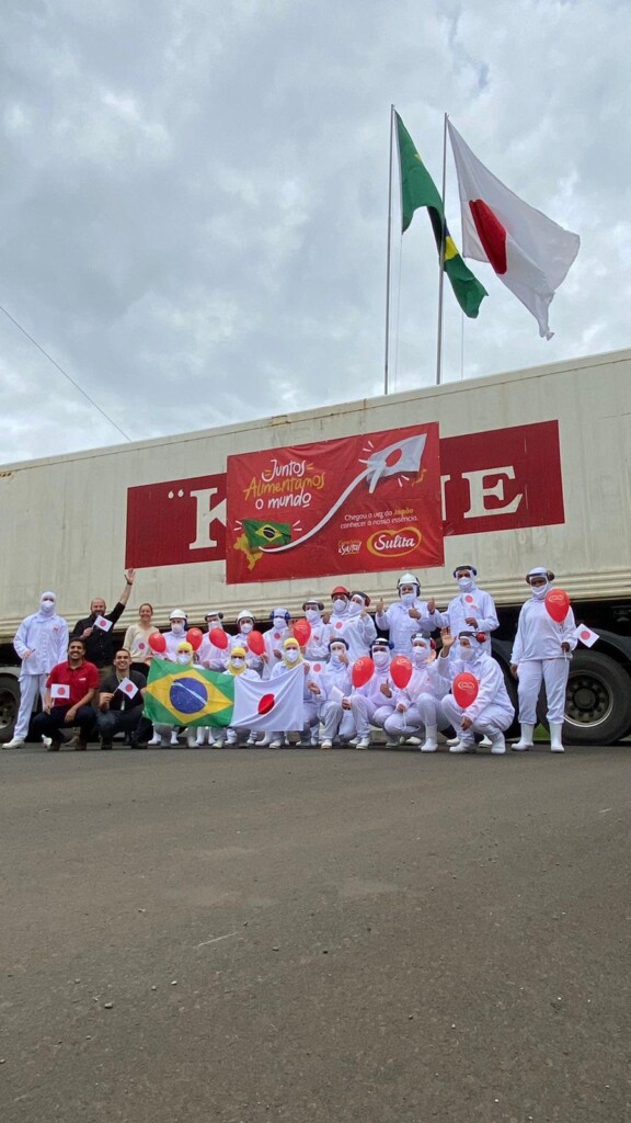 A Master realizou o envio do primeiro container de carne suína in natura ao Japão