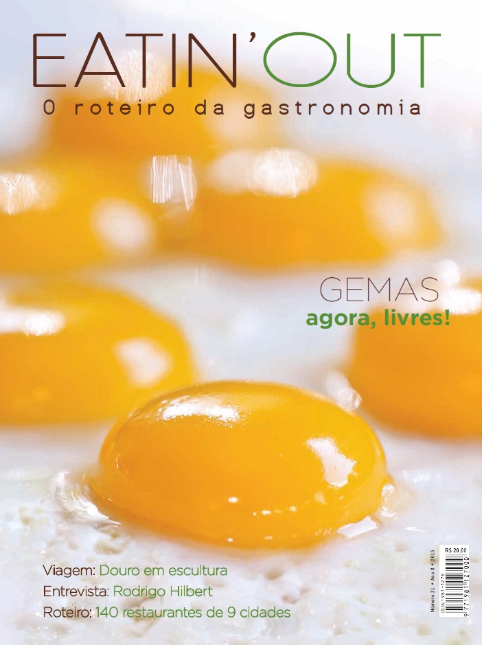Revista gastronômica Eatin’out destaca o ovo em matéria de capa
