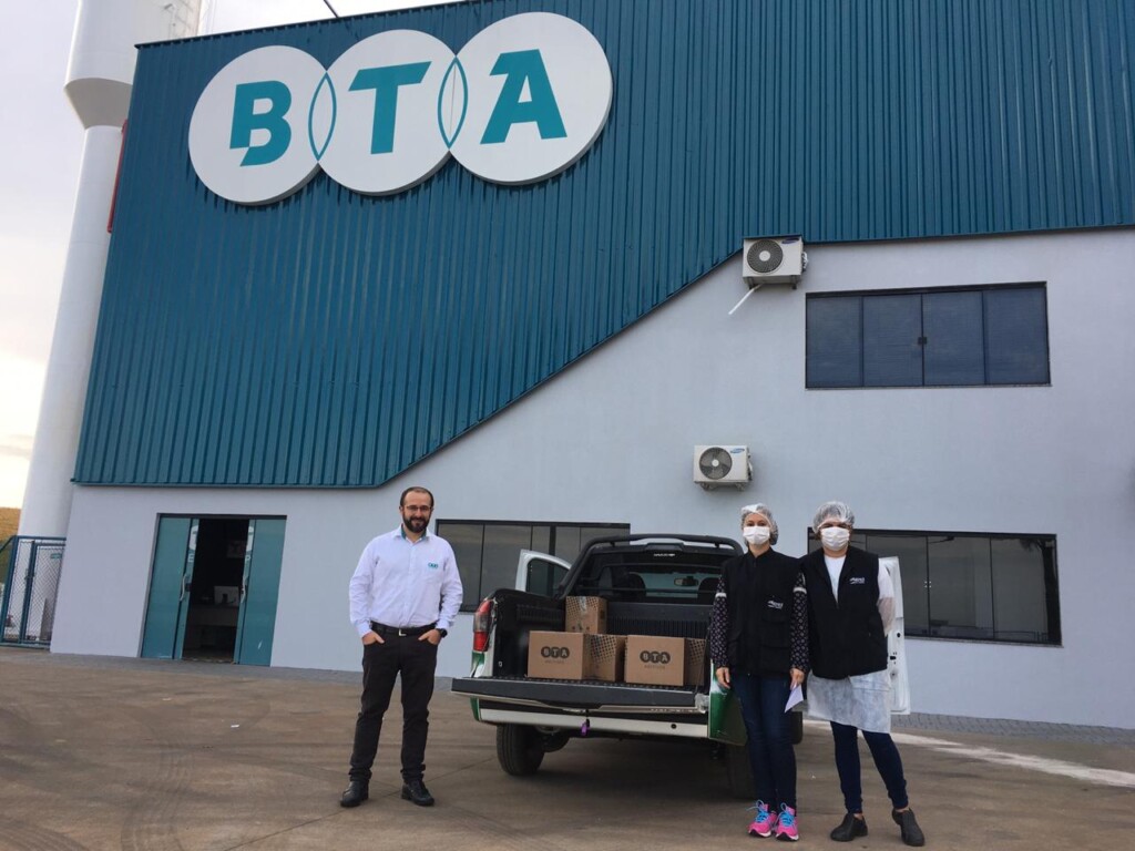 Entidades recebem doações da BTA para combate à Covid-19