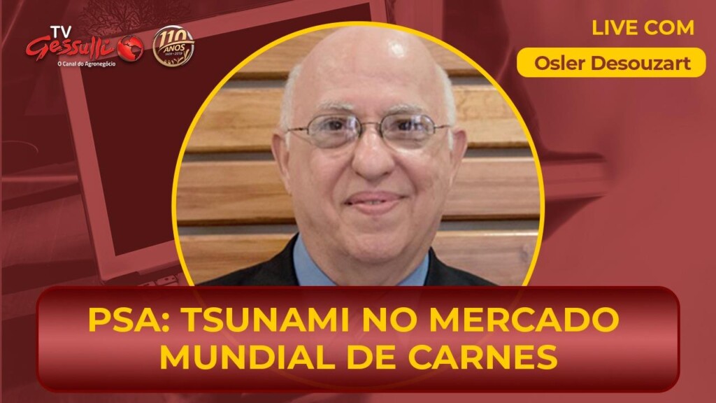Live hoje sobre Peste Suína Africana e o impacto causado no comércio mundial