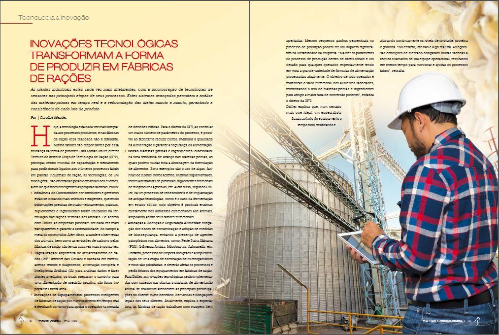 Inovações tecnológicas transformam a forma de produzir em fábricas de rações