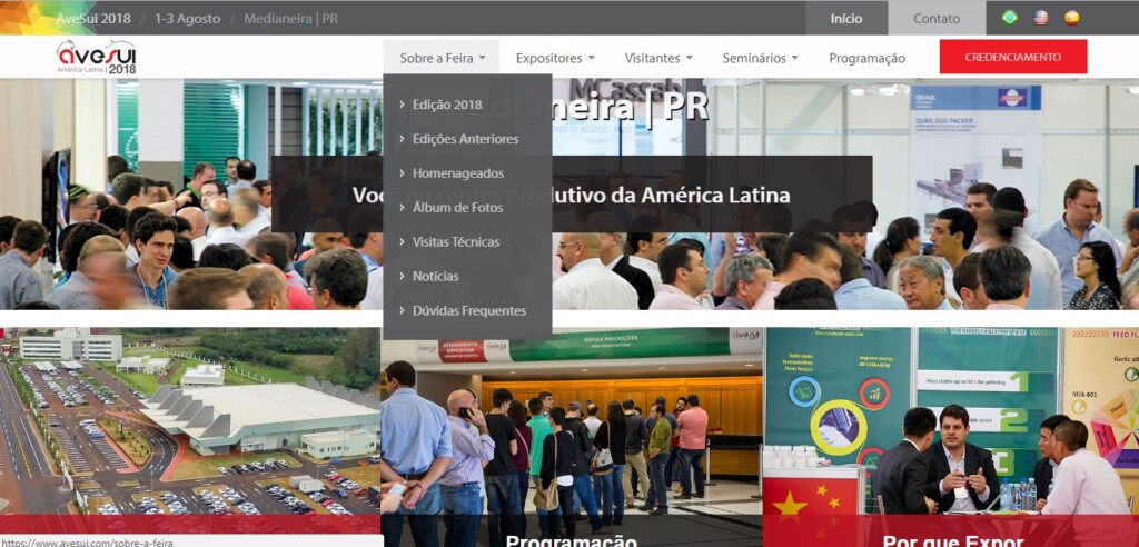 AveSui América Latina 2018 lança novo site