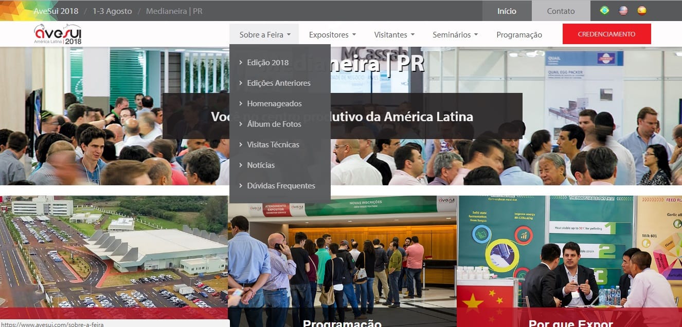 AveSui América Latina 2018 lança novo site AveSui América Latina 2018 lança novo site