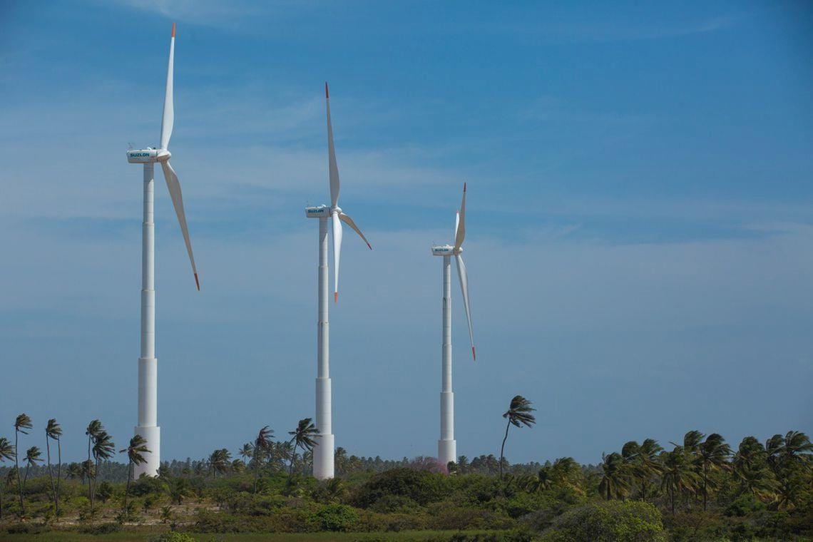 Brasil fica em 5º colocado no ranking mundial de capacidade eólica