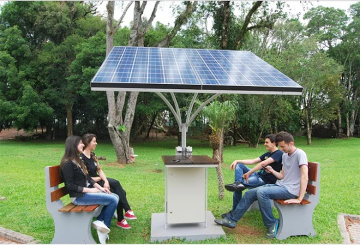 Universidade disponibiliza energia fotovoltaica em pontos de ônibus