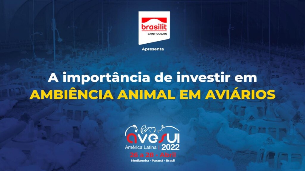 Na AveSui 2022, Brasilit irá promover debate sobre a importância de se investir na ambiência em aviários