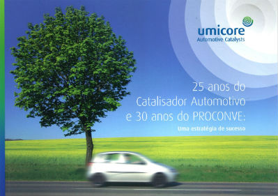 Umicore lança livro sobre seus 25 anos de história em prol da melhora da qualidade do ar