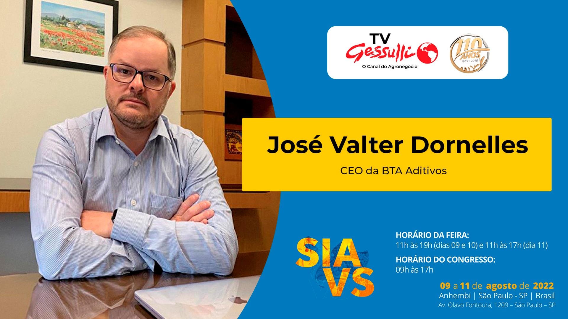 José Dornelles, da BTA Aditivos, indica os investimentos em tecnologia e inovação da empresa