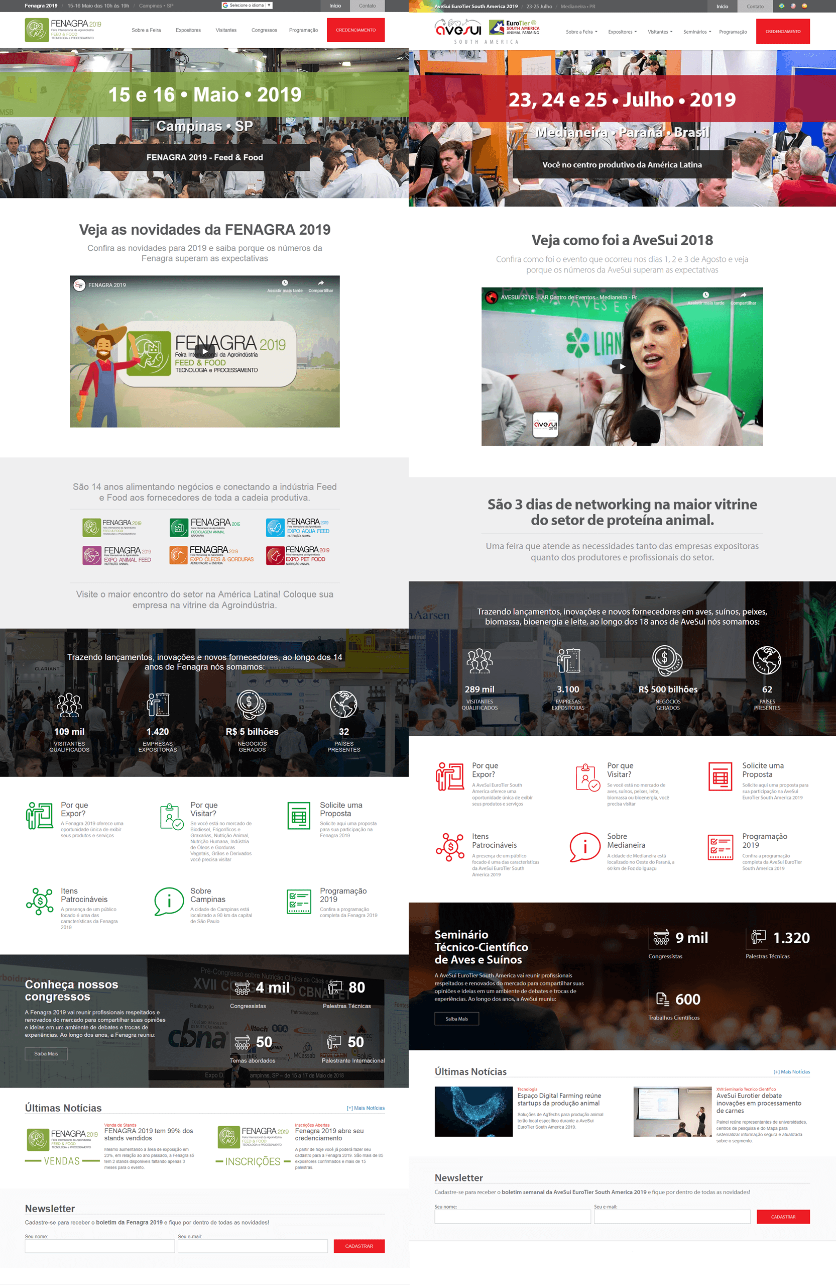 Site da AveSui EuroTier é plagiado pela Fenagra